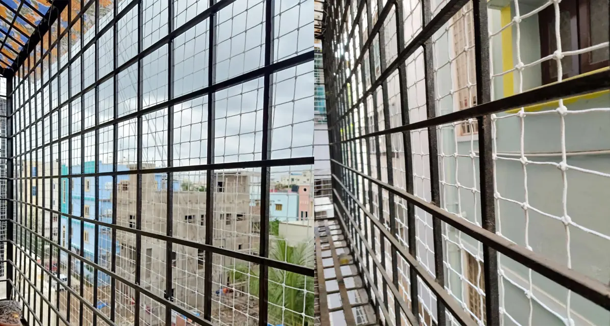Grill Balcony Safety Nets